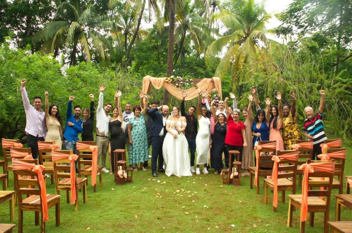 Boda sencilla en Cuba - boda de jardín