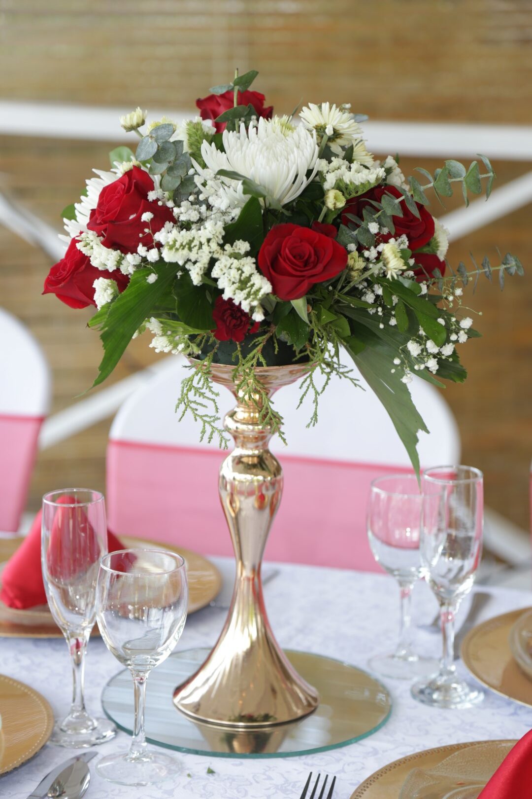 Cuban wedding flowers - Vase