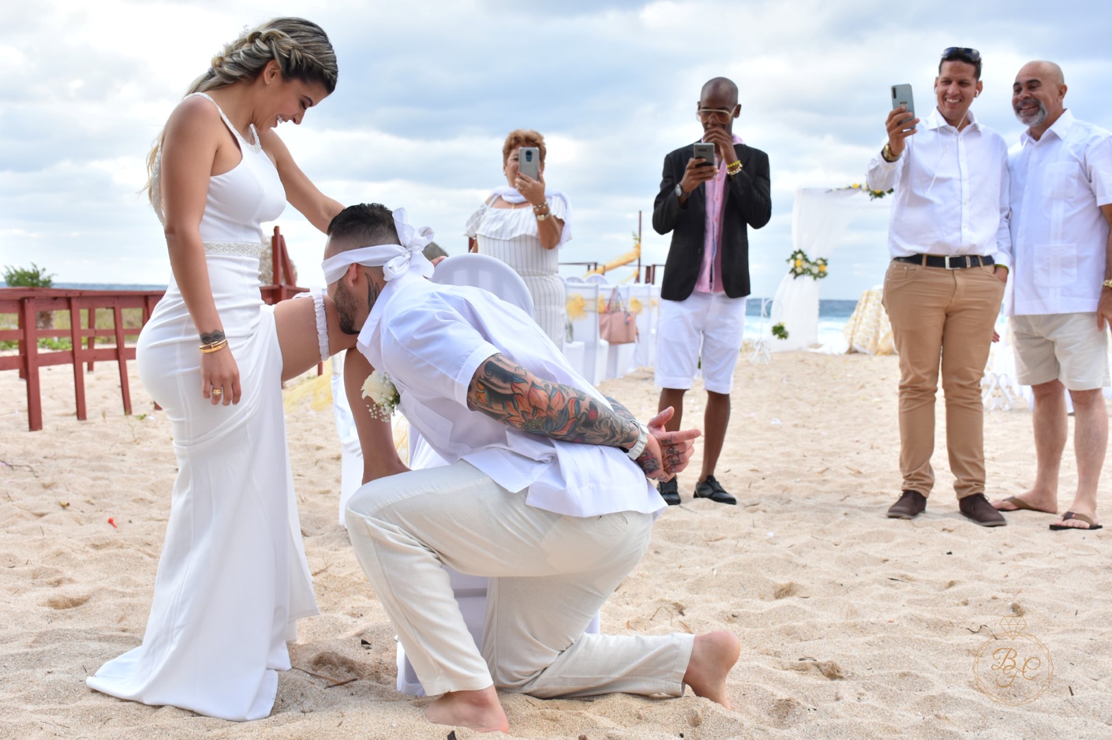 Cuban Beach Wedding Fun