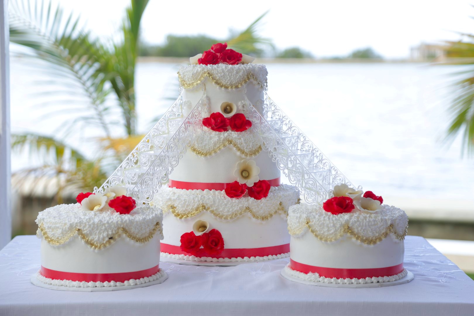 Boda en Cuba Santa Fé - Cake de bodas